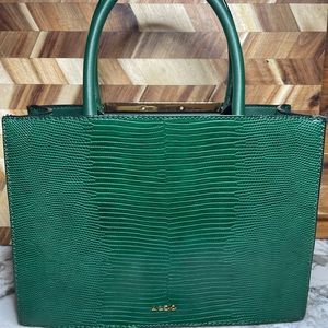 Aldo forest green handbag